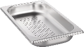 STEAM BAKING PAN GN 1/3 325X175X40 PERF.