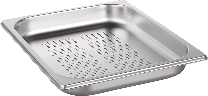 STEAM BAKING PAN GN 1/2 325X265X40 PERF.